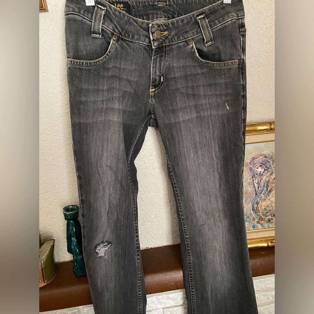 Vintage Lee Grey Acid wash Jeans
